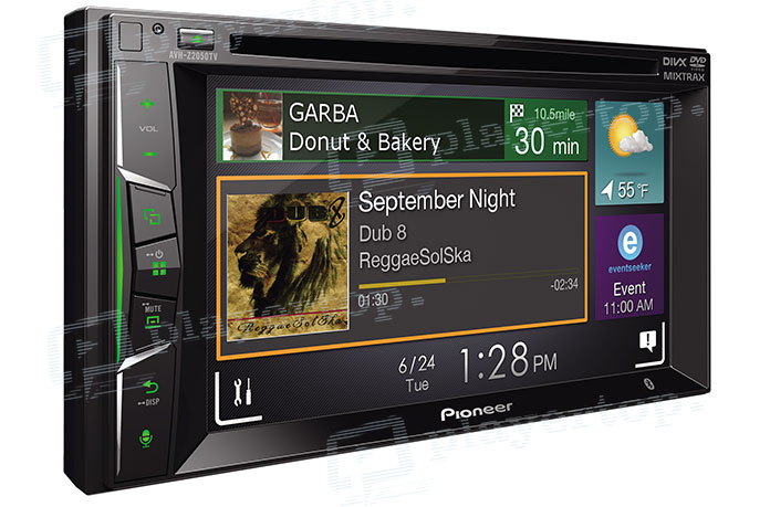 autoradio GPS Pioneer 2 DIN-1